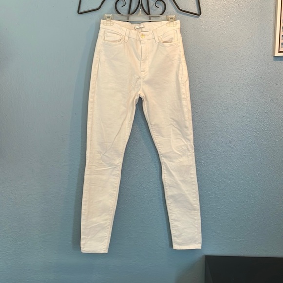 7 Cream Corduroy Skinny Jeans - Picture 1 of 4
